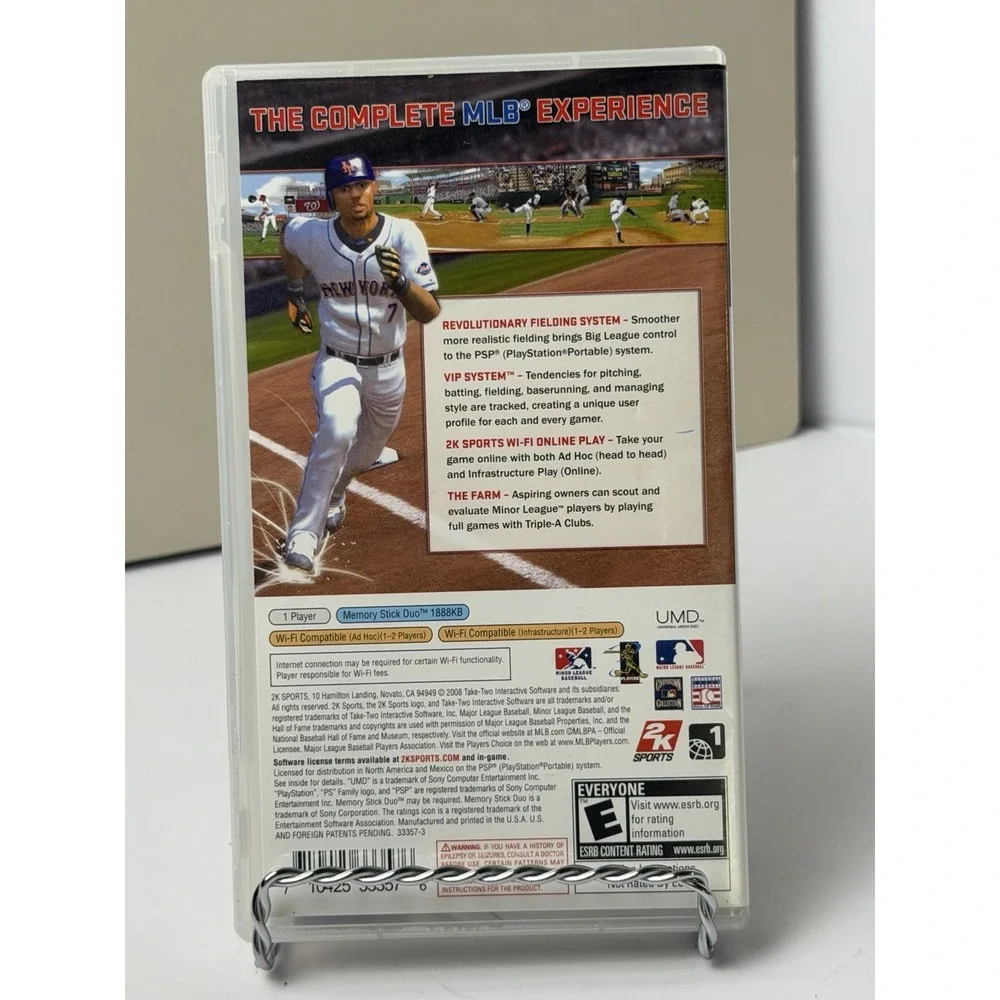 Major League Baseball 2K9 PLAYSTATION PORTABLE PSP Sports Complete With Manual